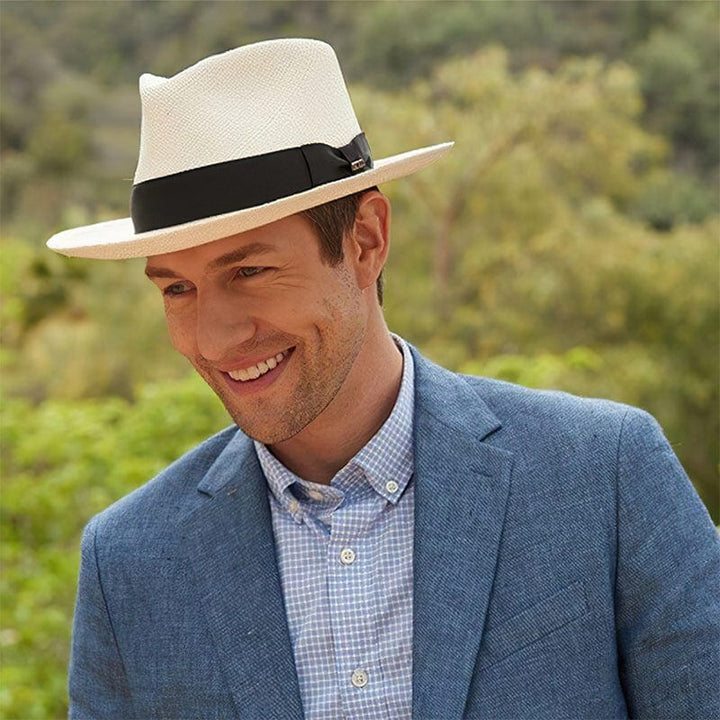Stylish Handmade Panama Hat - Benito-White-State of Style