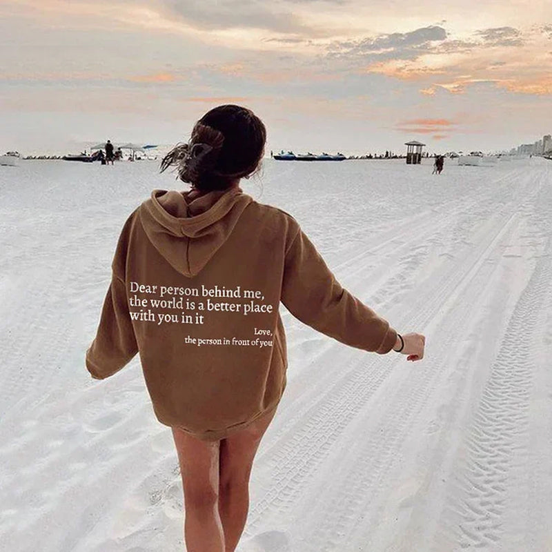 Stylish Heartwarming Ladies Hoodie - Aurora-Khaki-S-State of Style