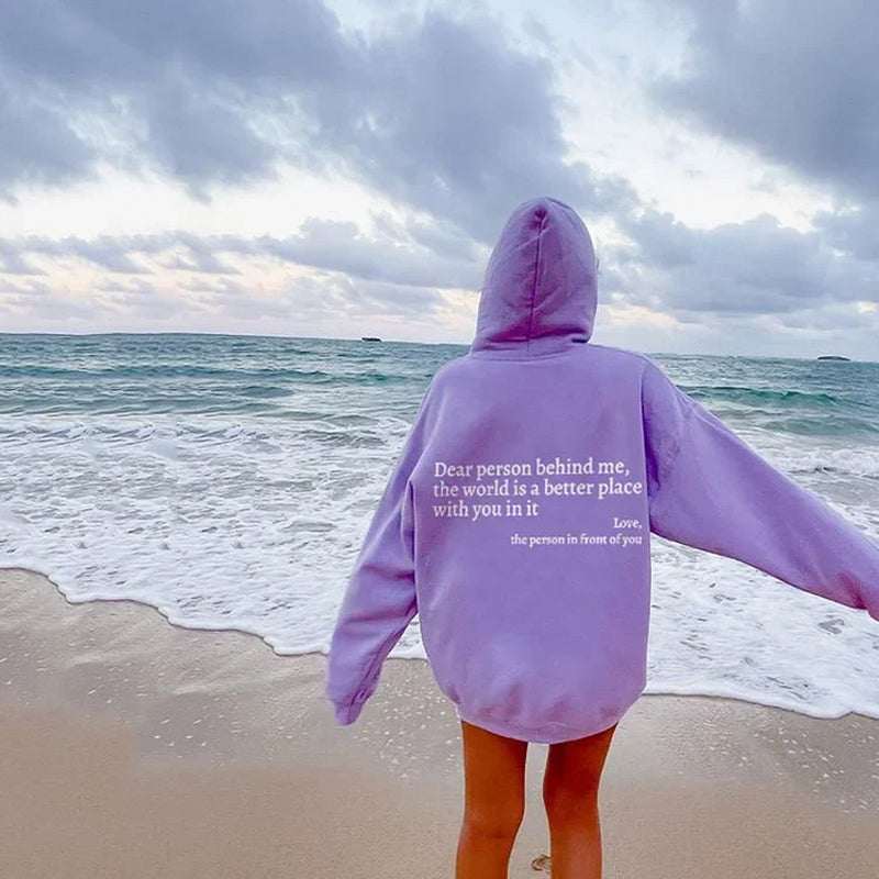 Stylish Heartwarming Women's Hoodie - Aurora-Purple-S-State of Style