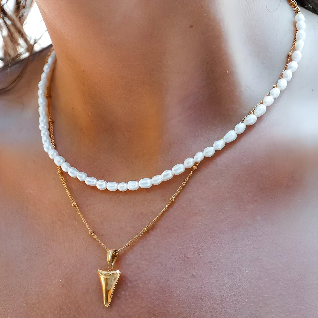 Stylish Heavenly Pearl Necklace - Lunaria-State of Style