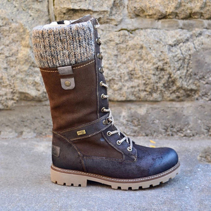 Stylish High Women’s Winter Boots - Nora-Brown-5-State of Style