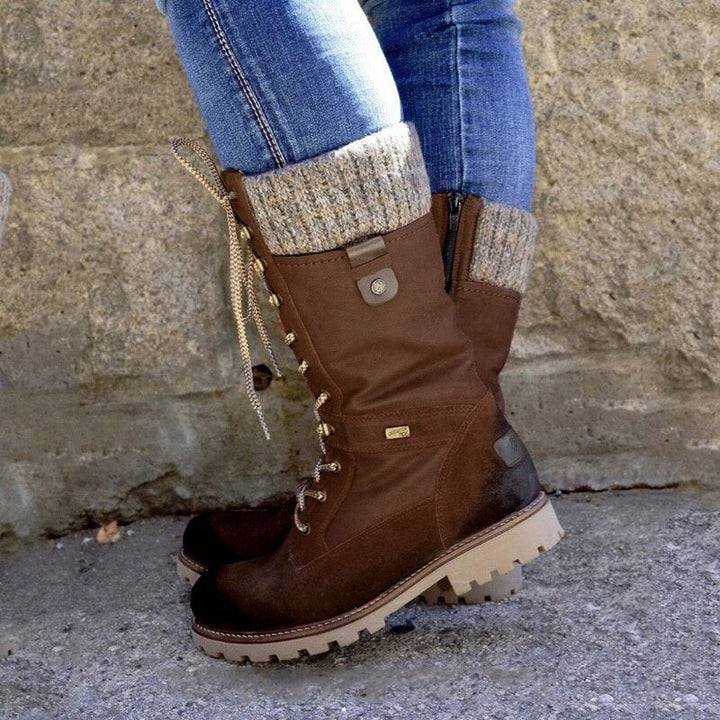 Stylish High Women’s Winter Boots - Nora-Brown-5-State of Style