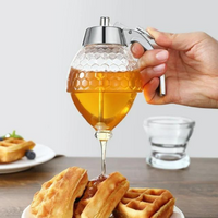 Stylish Honey Dispenser with Drip-Free Technology - AmberDrop-State of Style