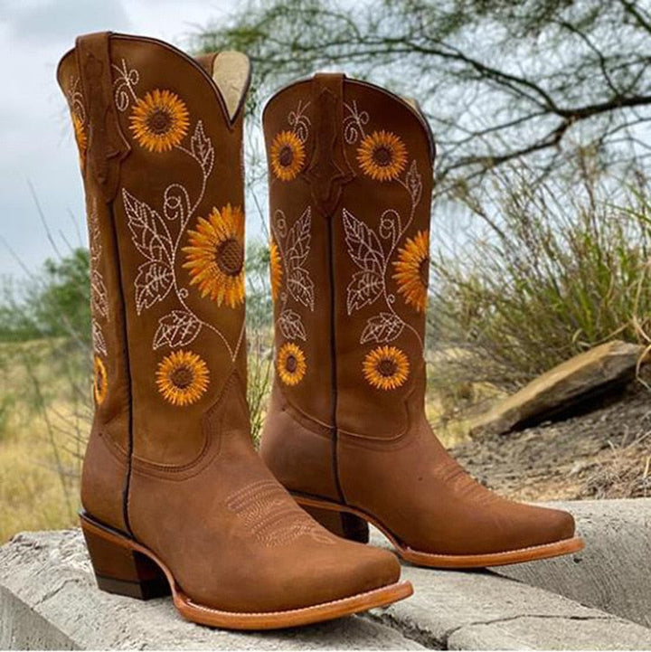 Stylish Ibiza Spirit Boots - Mira-Light Brown-4-State of Style
