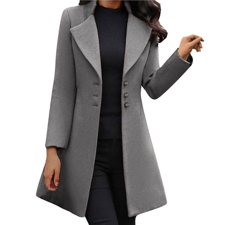 Stylish Italian Ladies' Jacket with Long Sleeves - Sofia-Grey-S-State of Style
