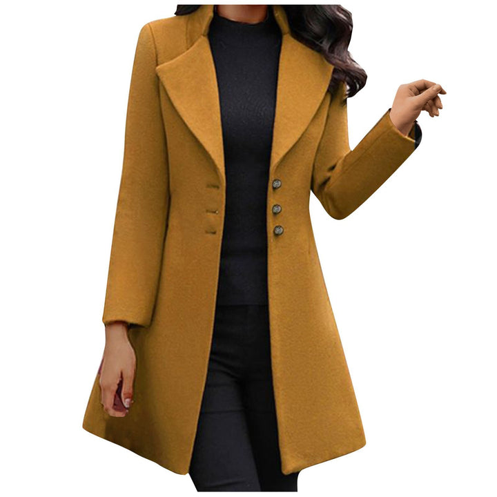 Stylish Italian Ladies' Jacket with Long Sleeves - Sofia-Yellow-S-State of Style