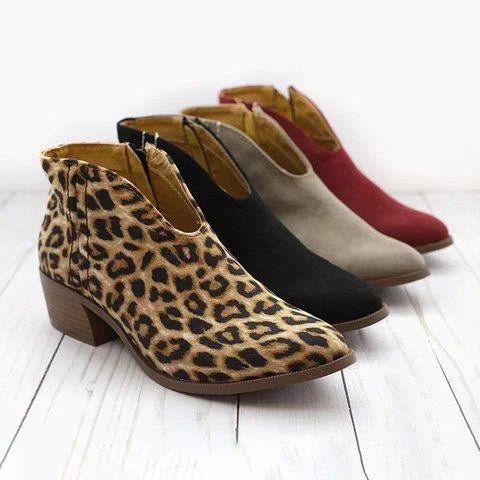 Stylish Ladies Ankle Boots - Eveline-Red-3.5-State of Style