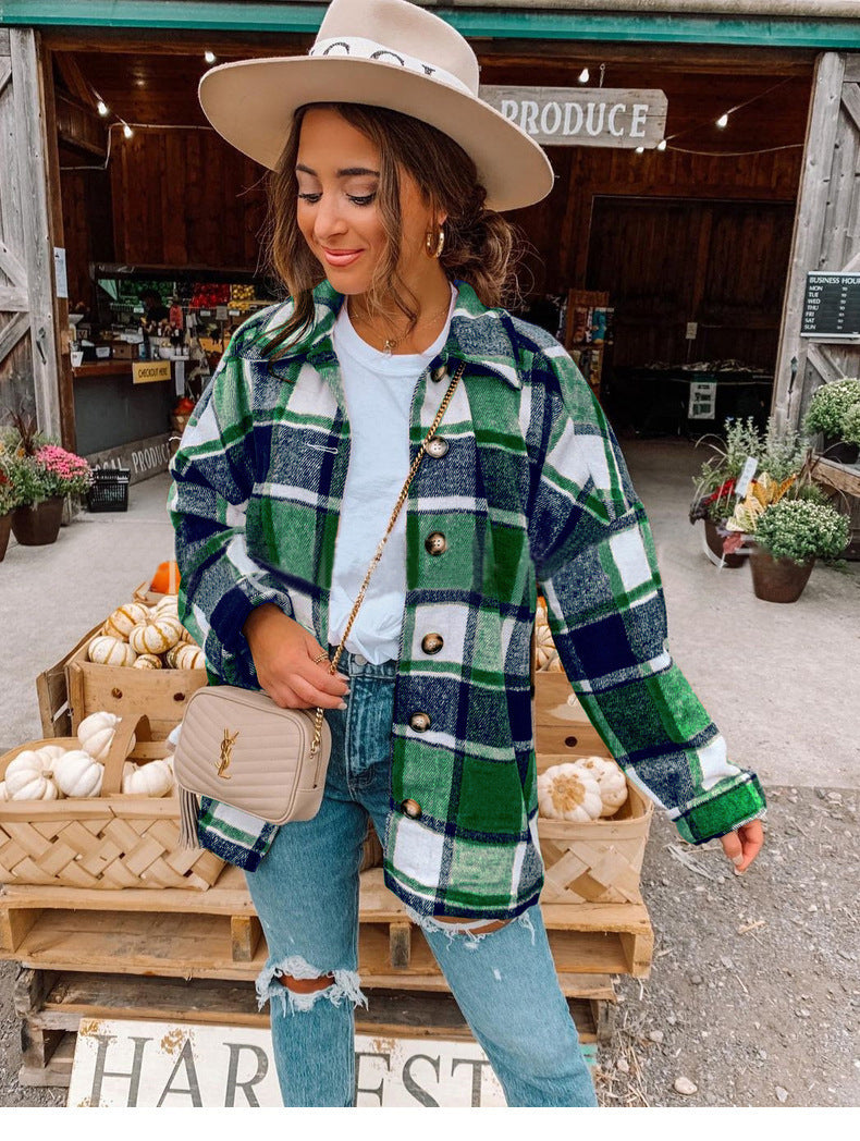 Stylish Ladies' Autumn Cardigan - Sophie-Green Accent-S-State of Style