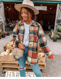 Stylish Ladies' Autumn Cardigan - Sophie-Orange Accent-S-State of Style