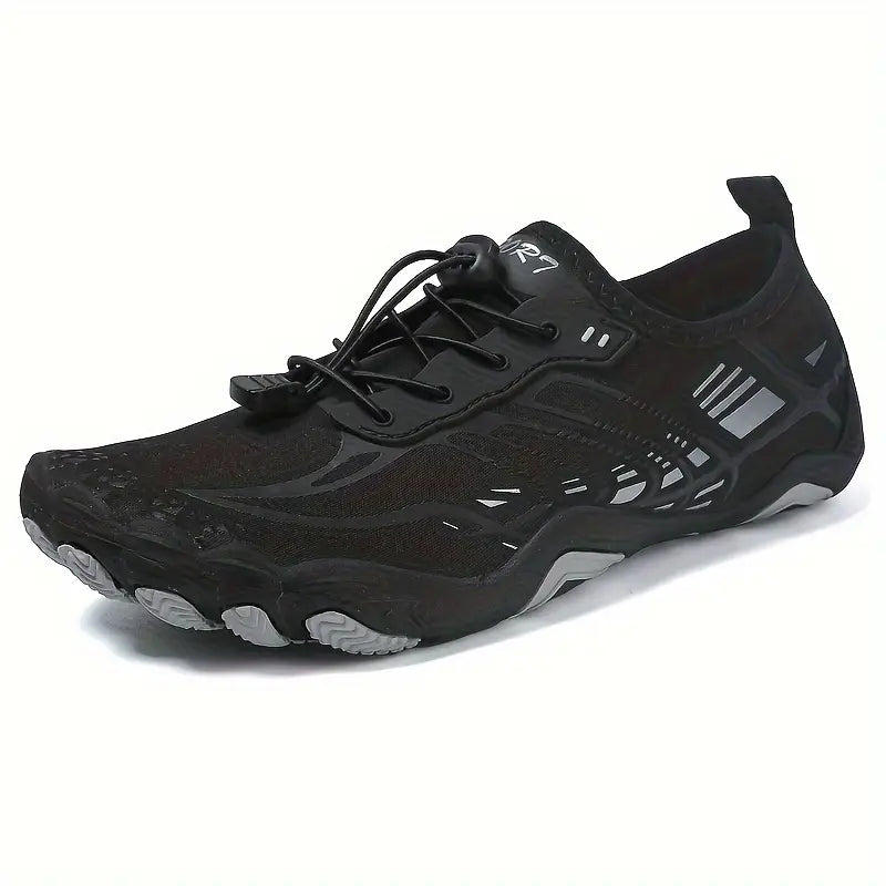 Stylish Ladies Barefoot Sneakers - BreezeStep-Black-2.5-State of Style
