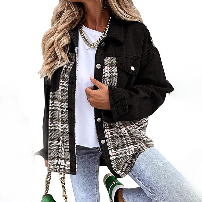 Stylish Ladies' Coat – Livia-Black-S-State of Style