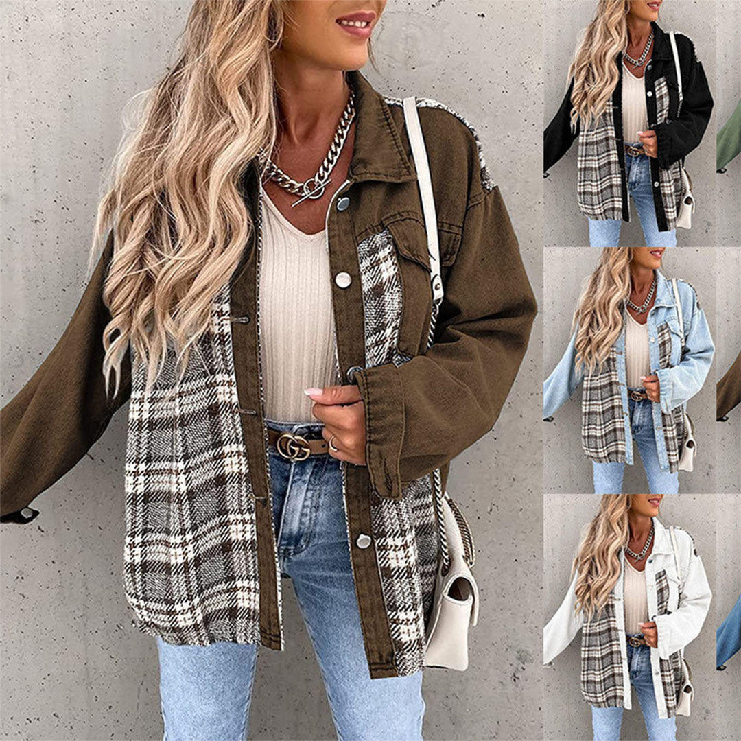 Stylish Ladies' Coat – Livia-Black-S-State of Style