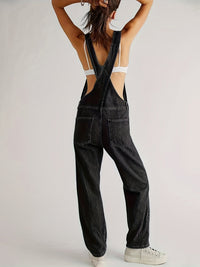 Stylish ladies' denim jumpsuit for everyday wear - CityEase-White-XS-State of Style