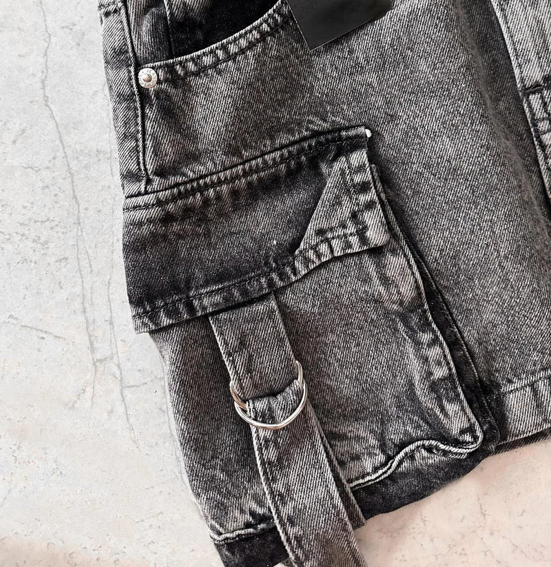 Stylish Ladies' Denim Skirt - Celeste-Black-S-State of Style