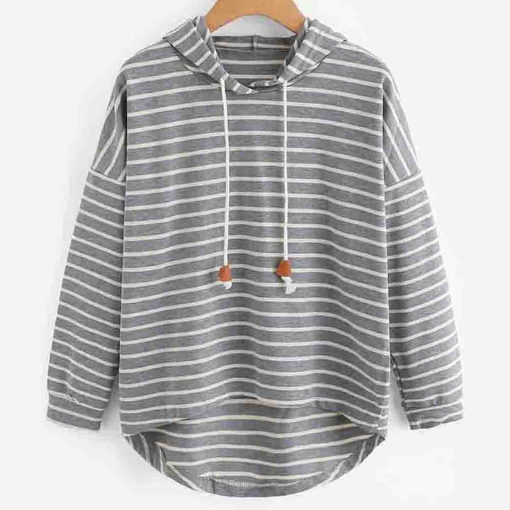 Stylish Ladies Hoodie - Liana-Grey-S-State of Style
