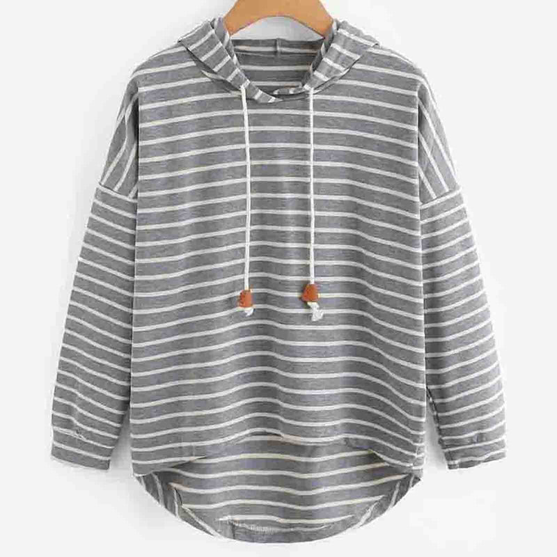 Stylish Ladies Hoodie - Liana-Grey-S-State of Style