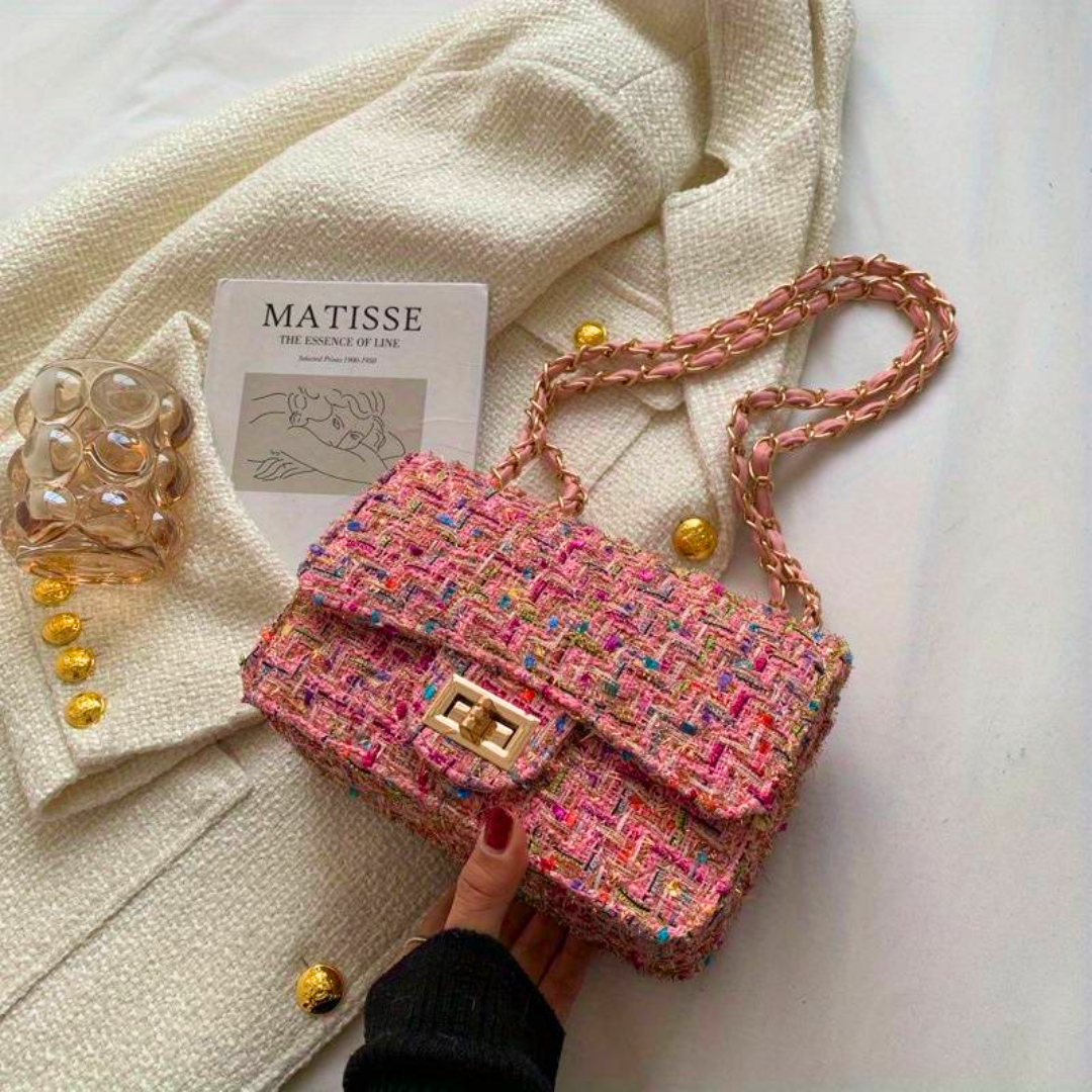 Stylish Ladies Shoulder Bag - Livia-Pink-State of Style