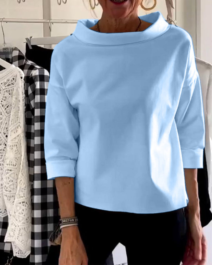 Stylish Ladies Top - Livia-Blue-S-State of Style