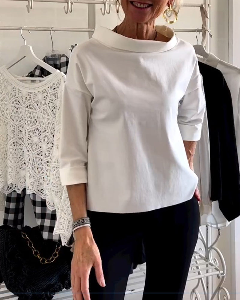Stylish Ladies Top - Livia-White-S-State of Style