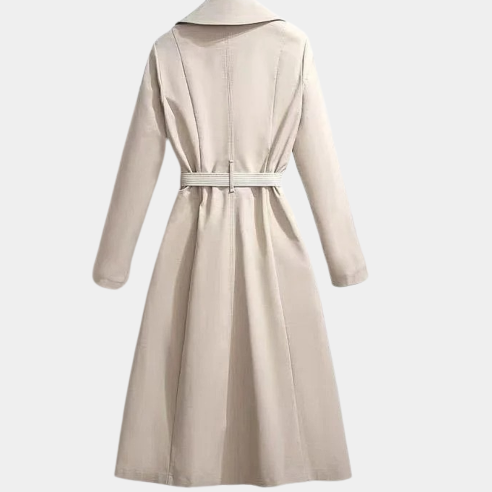 Stylish Ladies Trench Coat with Belt - Noa-Black-XS-State of Style