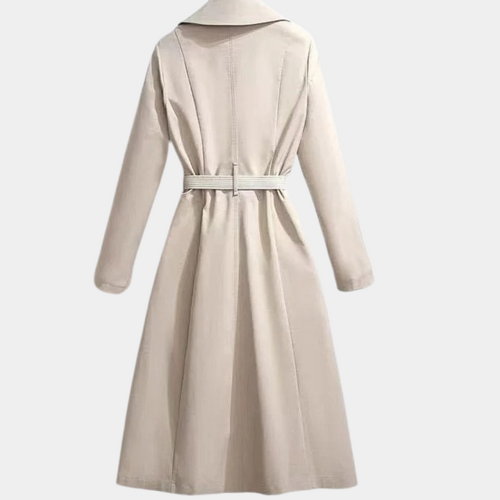 Stylish Ladies Trench Coat with Belt - Noa-Black-XS-State of Style