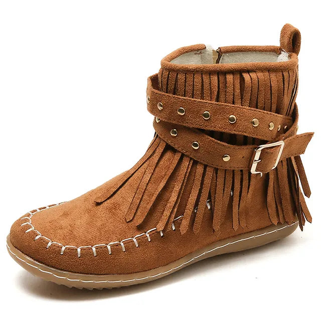 Stylish Ladies Winter Shoes - Sienna-Brown-3.5-State of Style