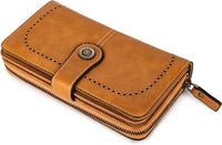 Stylish Large-Capacity Wrist Wallet-Black-12 Card Slots-State of Style