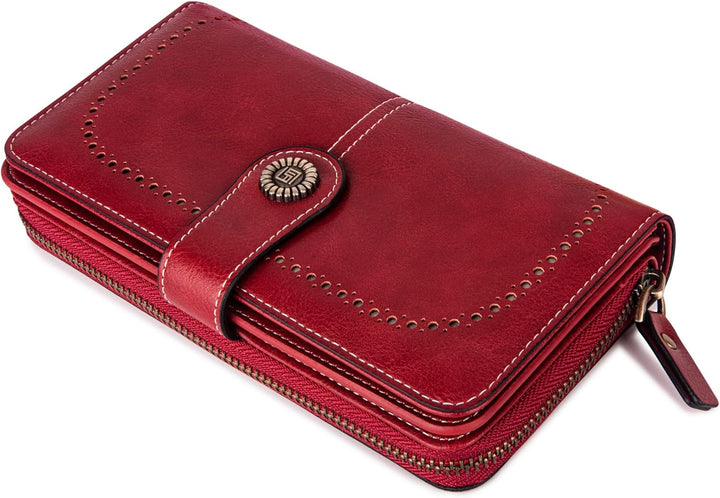 Stylish Large-Capacity Wrist Wallet-Black-12 Card Slots-State of Style