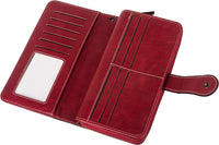 Stylish Large-Capacity Wrist Wallet-Black-12 Card Slots-State of Style