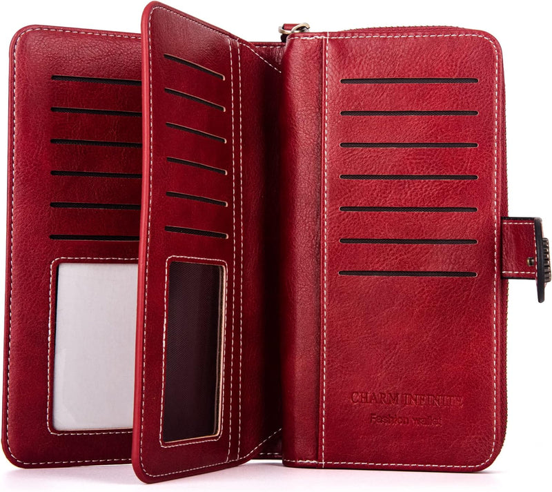 Stylish Large-Capacity Wrist Wallet-Black-12 Card Slots-State of Style