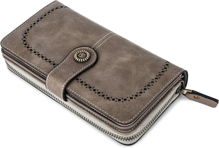 Stylish Large-Capacity Wrist Wallet-Black-12 Card Slots-State of Style