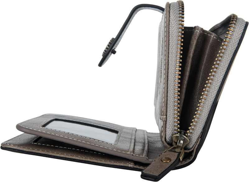 Stylish Large-Capacity Wrist Wallet-Black-12 Card Slots-State of Style