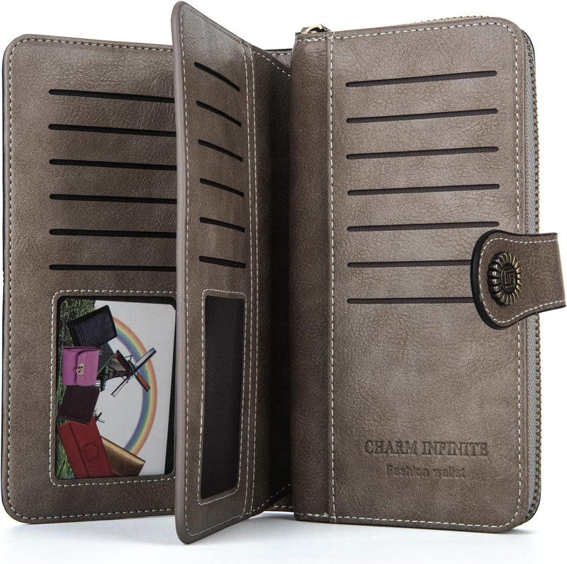 Stylish Large-Capacity Wrist Wallet-Black-12 Card Slots-State of Style