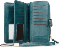 Stylish Large-Capacity Wrist Wallet-Black-12 Card Slots-State of Style