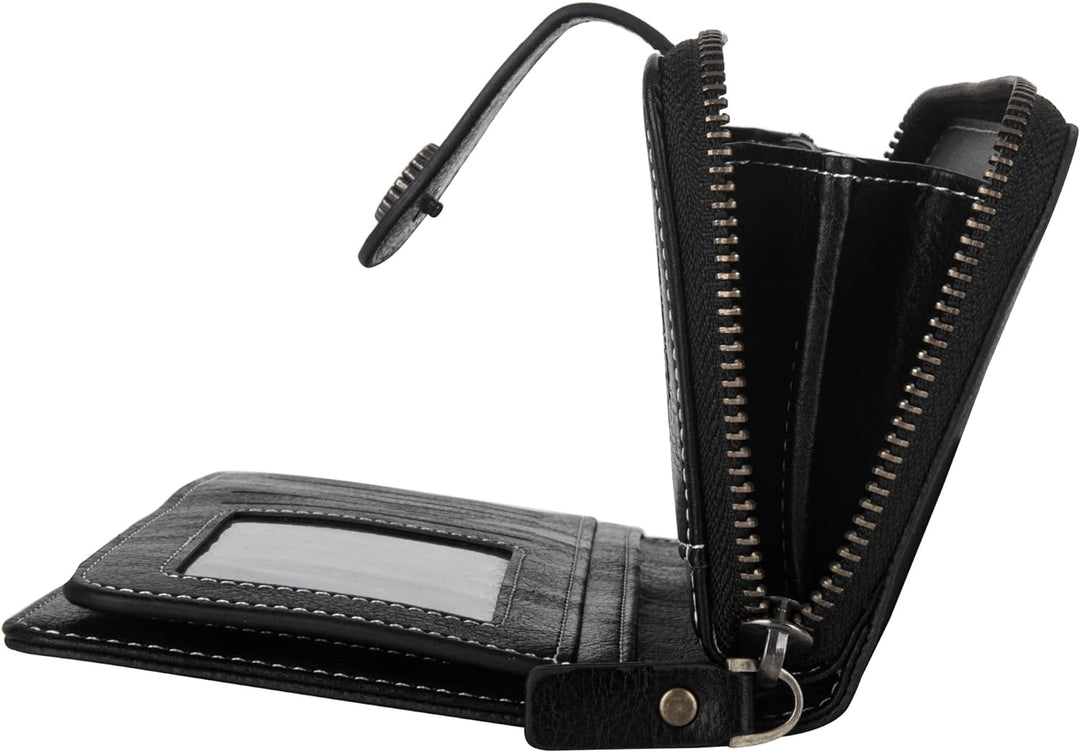 Stylish Large-Capacity Wrist Wallet-Black-12 Card Slots-State of Style