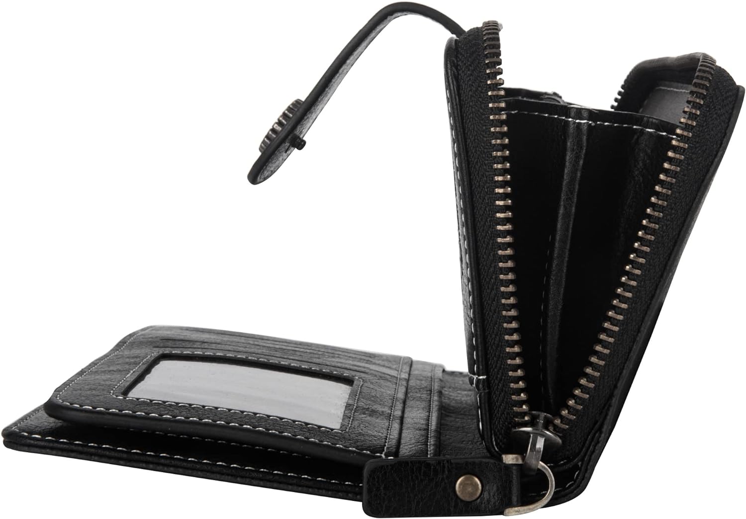 Stylish Large-Capacity Wrist Wallet-Black-12 Card Slots-State of Style