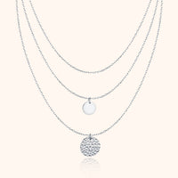 Stylish Layered Necklace – Aurora-Silver-State of Style