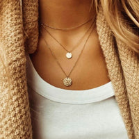 Stylish Layered Necklace – Aurora-Silver-State of Style