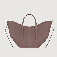 Stylish Leather Handbag - Adeline-Lilac Purple-State of Style