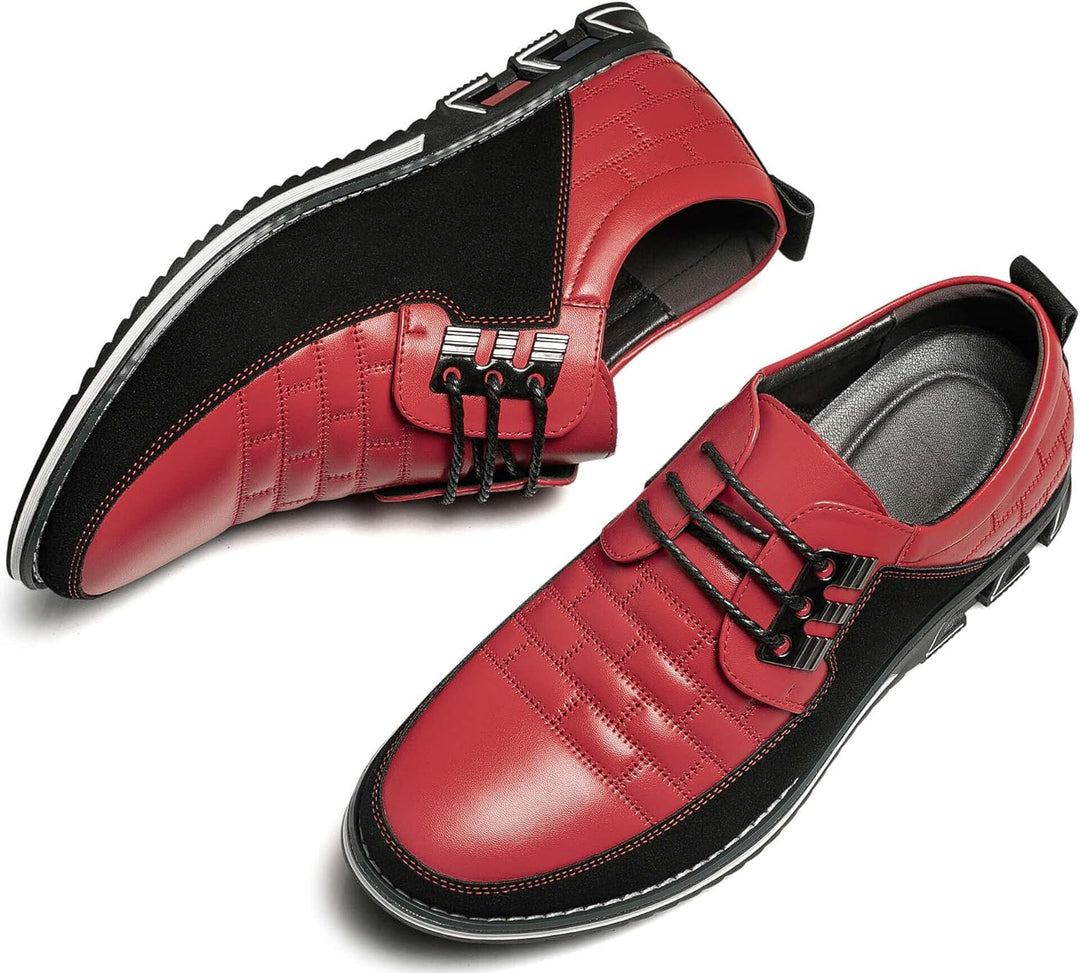 Stylish Leather Men's Shoes - James-Black-6.5-State of Style