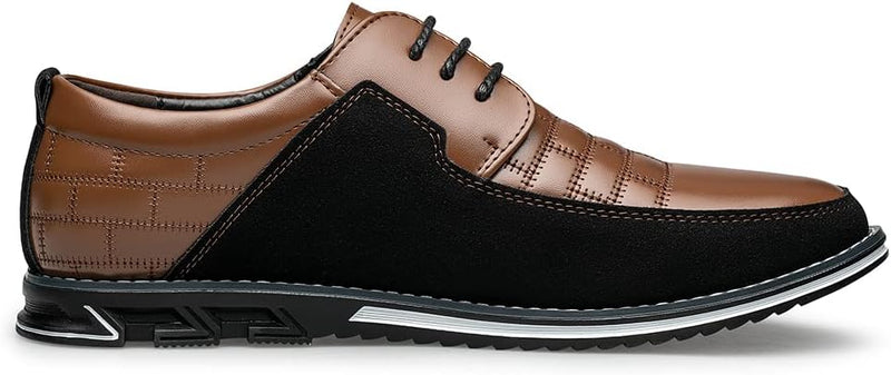 Stylish Leather Men's Shoes - James-Black-6.5-State of Style