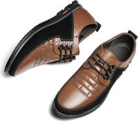 Stylish Leather Men's Shoes - James-Black-6.5-State of Style
