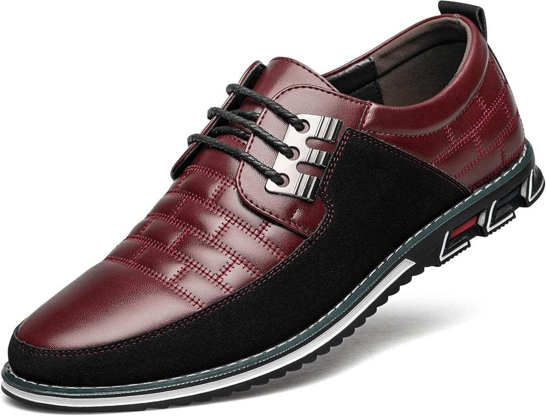 Stylish Leather Men's Shoes - James-Black-6.5-State of Style