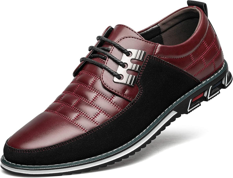Stylish Leather Men's Shoes - James-Black-6.5-State of Style