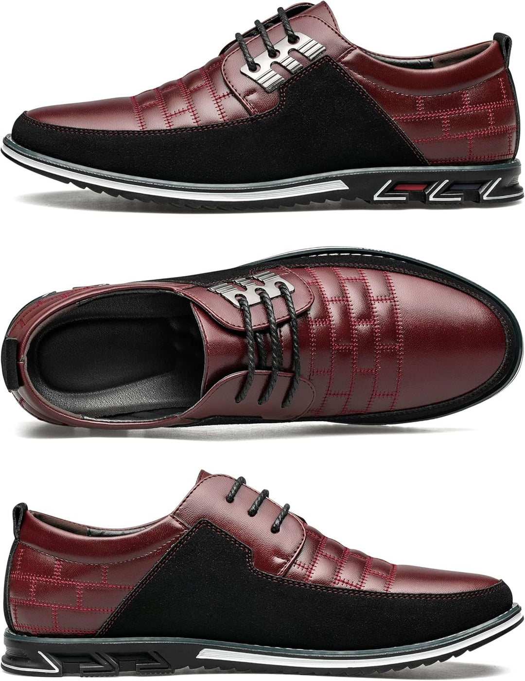 Stylish Leather Men's Shoes - James-Black-6.5-State of Style