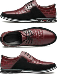 Stylish Leather Men's Shoes - James-Black-6.5-State of Style