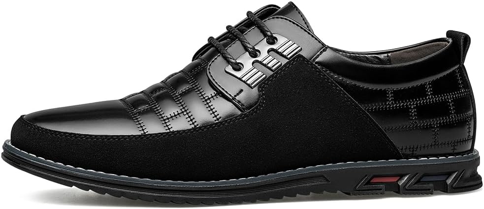 Stylish Leather Men's Shoes - James-Black-6.5-State of Style