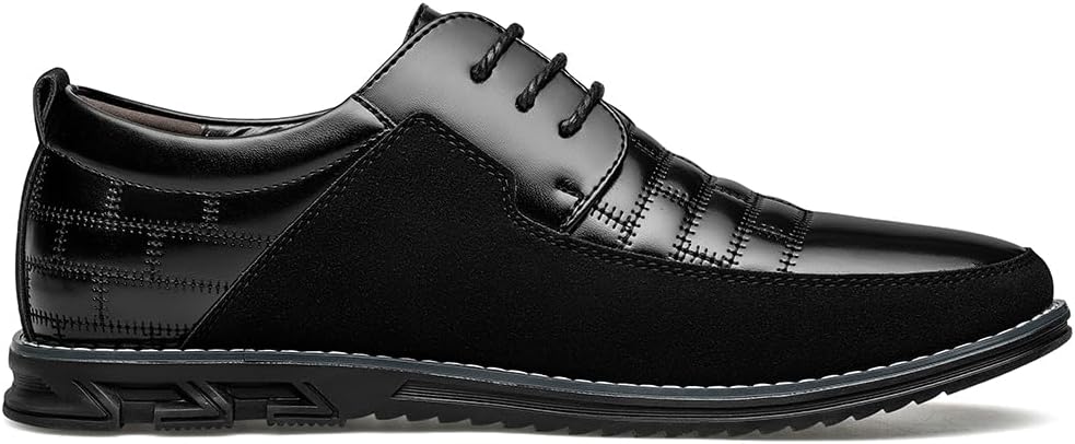Stylish Leather Men's Shoes - James-Black-6.5-State of Style