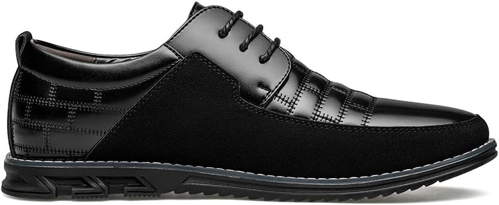 Stylish Leather Men's Shoes - James-Black-6.5-State of Style