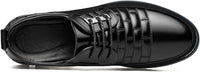 Stylish Leather Men's Shoes - James-Black-6.5-State of Style